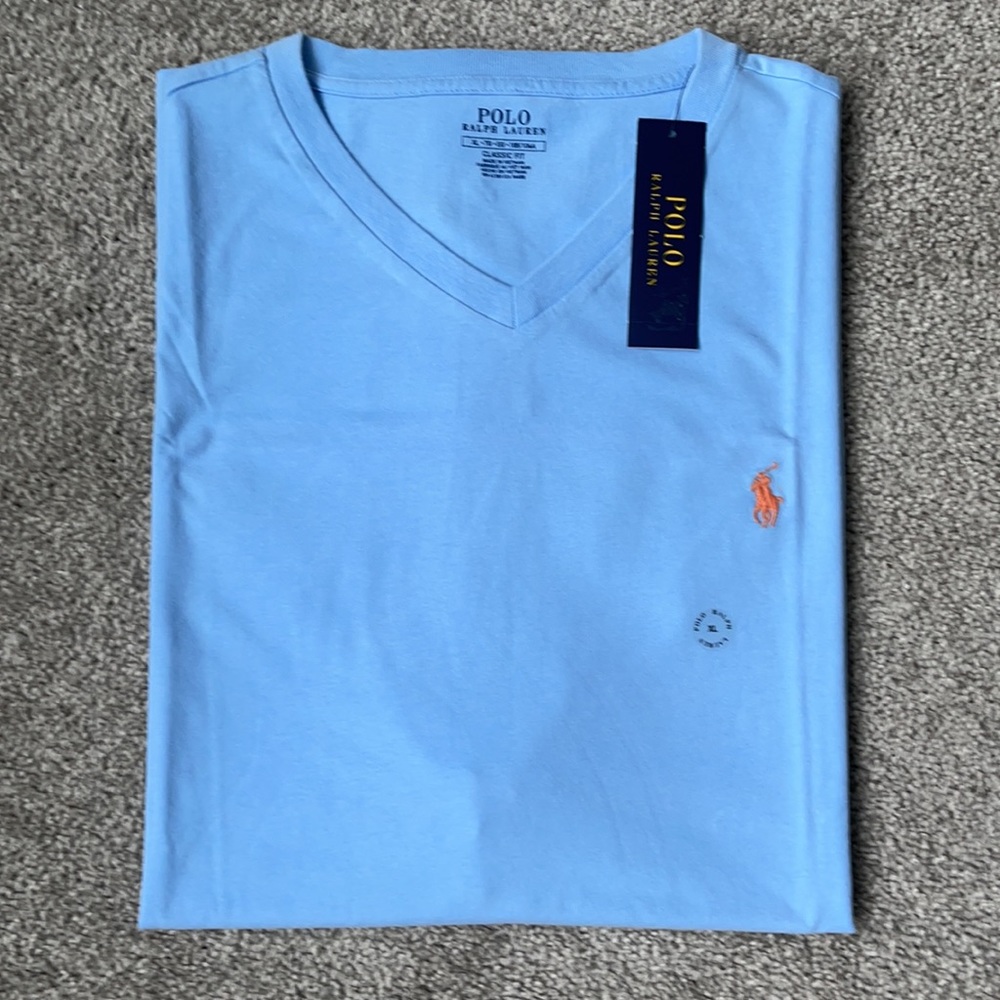 Authentic Polo Ralph Lauren Classic Fit V-Neck Tee